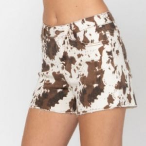 Judy Blue Cow print Shorts